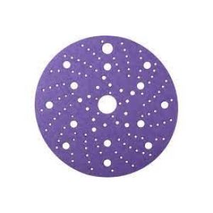 Круг шлифовальный SANDWOX Plus Purple Paper D150мм Multiholes керамика, пурпурный