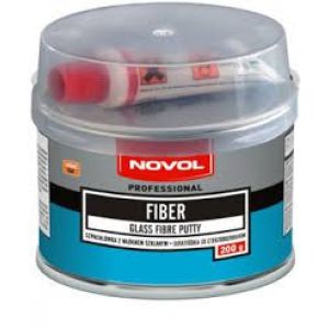 Шпатлевка NOVOL FIBER со стекловолокном 0,2кг