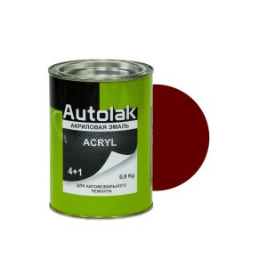 Автоэмаль акриловая AUTOLAK 2К 180 Гранатовая 0,8кг