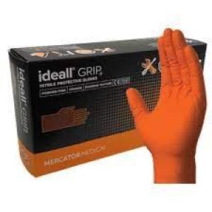 Перчатки нитриловые GoGRIP оранжевые
