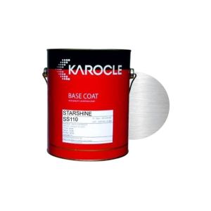 Автоэмаль базовая KAROCLE StarShine cеребристый хром 1л