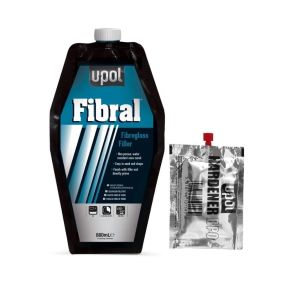 Шпатлевка со стекловолокном U-POL Fibral 0,88л