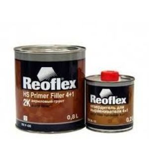 Грунт акриловый REOFLEX 4:1 комплект с отвердителем (0,8л+0,2л)