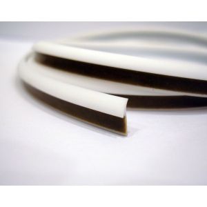 Резинка уплотнительная для обвесов (Япония) белая 4мм, на отрез