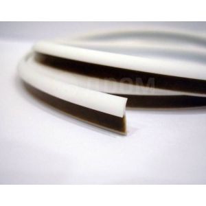 Резинка уплотнительная для обвесов (Япония) белая перламутр 4мм, на отрез